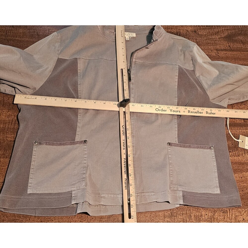 Escape Salt Wash Waterfront JacketIn Fog Plus Size XXL NWT Lightweight Casual - Picture 5 of 8